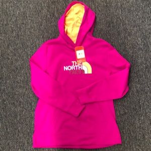 Ladies The North Face Pink Hoodie size XXL